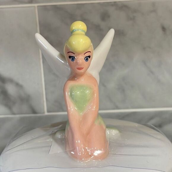 NWT Gorgeous 3D Rae Dunn Disney Mug White Ceramic Tinkerbell Tinker Bell - Picture 2 of 12
